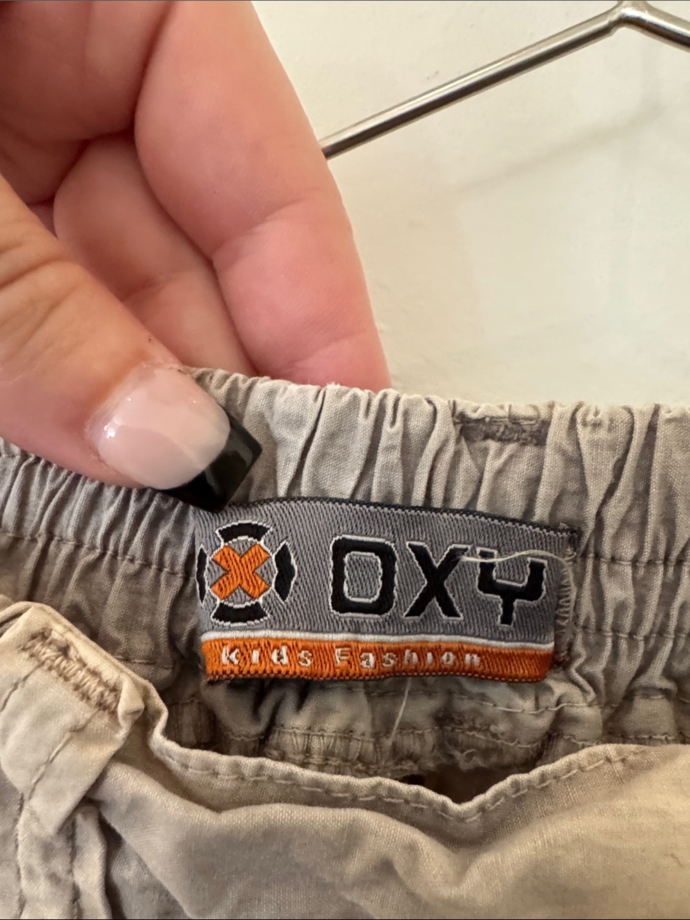 Casual Kids Cargo Pants in Light Gray - Picture 2 of 4